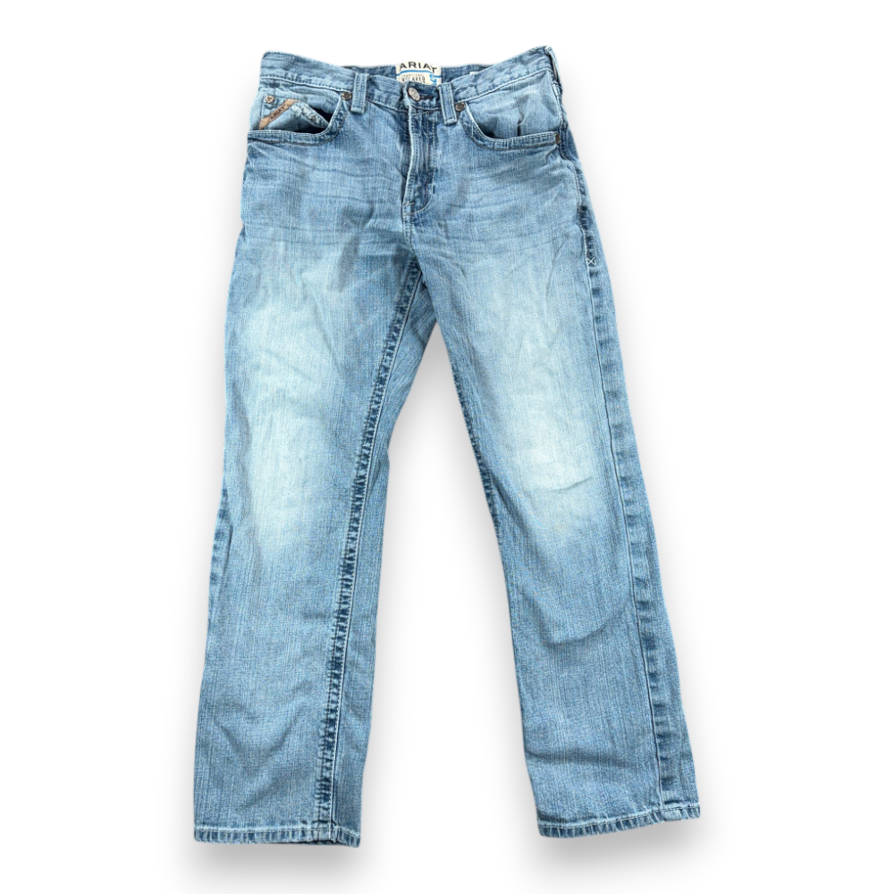 Ariat Jeans Mens 32x32 Blue M2 Boot Cut Traditional Relaxed Workwear Western-1 Ariat Jeans Mens 32x32 Blue M2 Boot Cut Traditional Relaxed Workwear Western