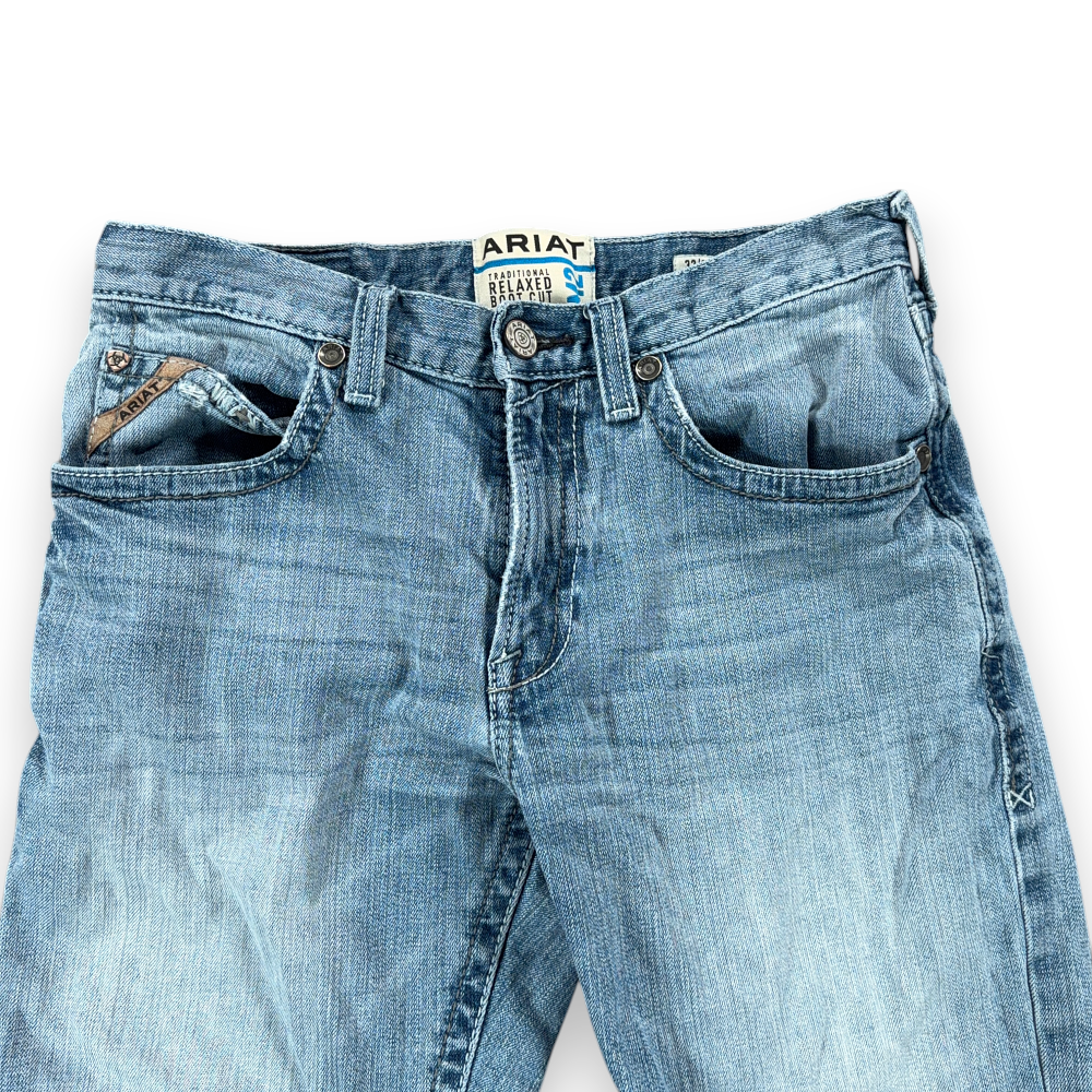 Ariat Jeans Mens 32x32 Blue M2 Boot Cut Traditional Relaxed Workwear Western-3 Ariat Jeans Mens 32x32 Blue M2 Boot Cut Traditional Relaxed Workwear Western