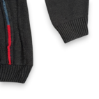 Vintage Protege Collection Sweater Adult LARGE Black Textured 3D Knit Biggie 90s