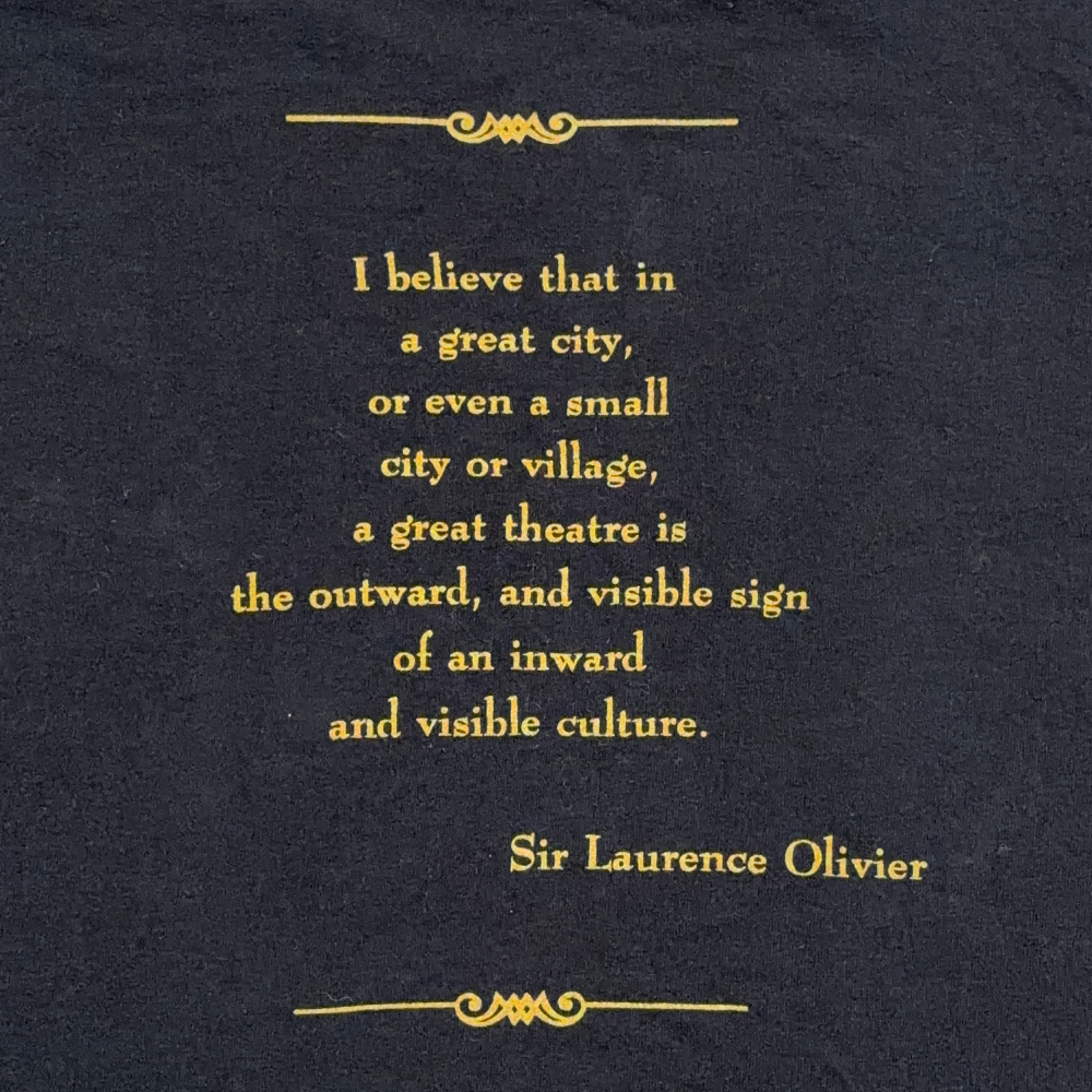 Vintage Theater Shirt Adult MEDIUM Black Harlequin Center Performing Arts Y2K-4 Vintage Theater Shirt Adult MEDIUM Black Harlequin Center Performing Arts Y2K