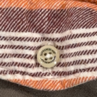 Supremebeing Shirt Adult MEDIUM Green Southwest Orange Trim Western Military