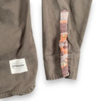 Supremebeing Shirt Adult MEDIUM Green Southwest Orange Trim Western Military