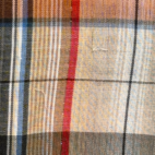 Vintage Western Shirt Adult MEDIUM Brown Plaid Gold Canyon Trails Pearl Snap 70s