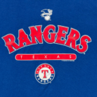 Vintage Texas Rangers Shirt Adult LARGE Blue MLB Baseball Logo Lee Sports Y2K