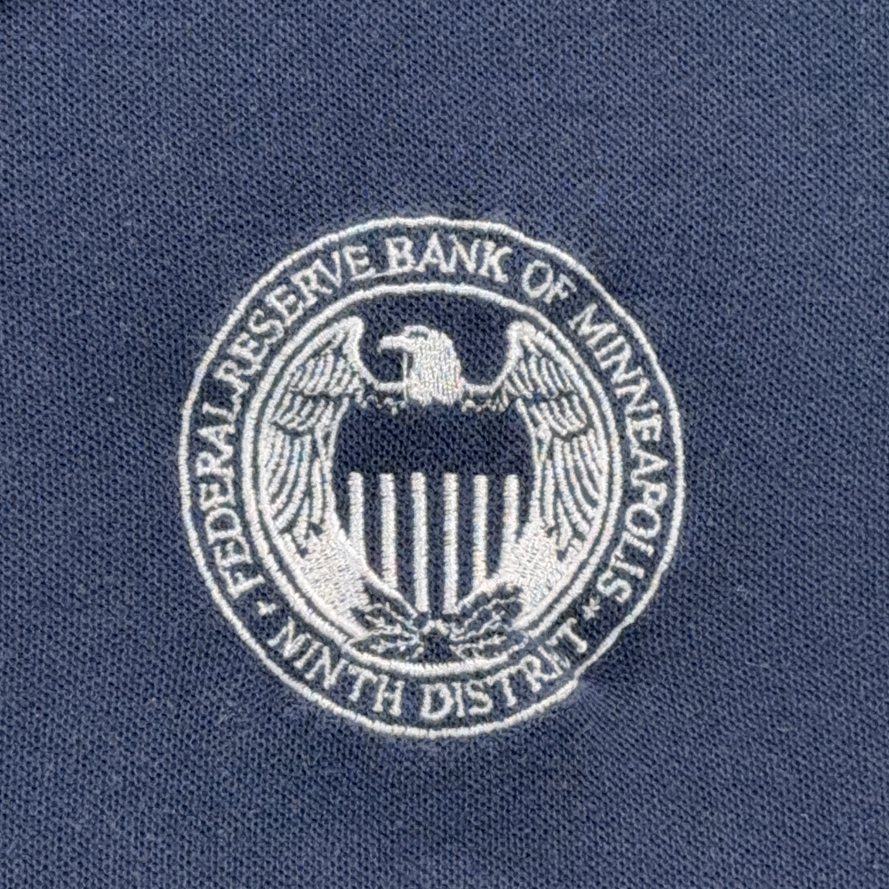 Federal Reserve Bank Polo Shirt Adult 3XL XXXL Blue Minneapolis Workwear Staff-4 Federal Reserve Bank Polo Shirt Adult 3XL XXXL Blue Minneapolis Workwear Staff
