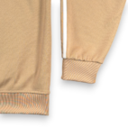 Vintage Adidas Jacket Adult LARGE Brown Quarter Zip Track Pullover Trefoil 80s