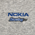 Vintage Nokia Racing Sweater Adult EXTRA LARGE Gray Sweatshirt Motorsports 90s