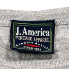 Vintage Famous Daves Sweater Adult EXTRA LARGE Gray Sweatshirt BBQ Blues Pig Y2K