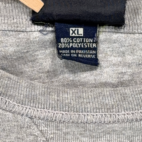 Vintage Famous Daves Sweater Adult EXTRA LARGE Gray Sweatshirt BBQ Blues Pig Y2K