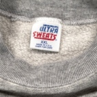 Vintage Hunting Dog Sweater Adult EXTRA LARGE Gray Sweatshirt Spaniel USA 80s