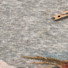 Vintage Hunting Dog Sweater Adult EXTRA LARGE Gray Sweatshirt Spaniel USA 80s