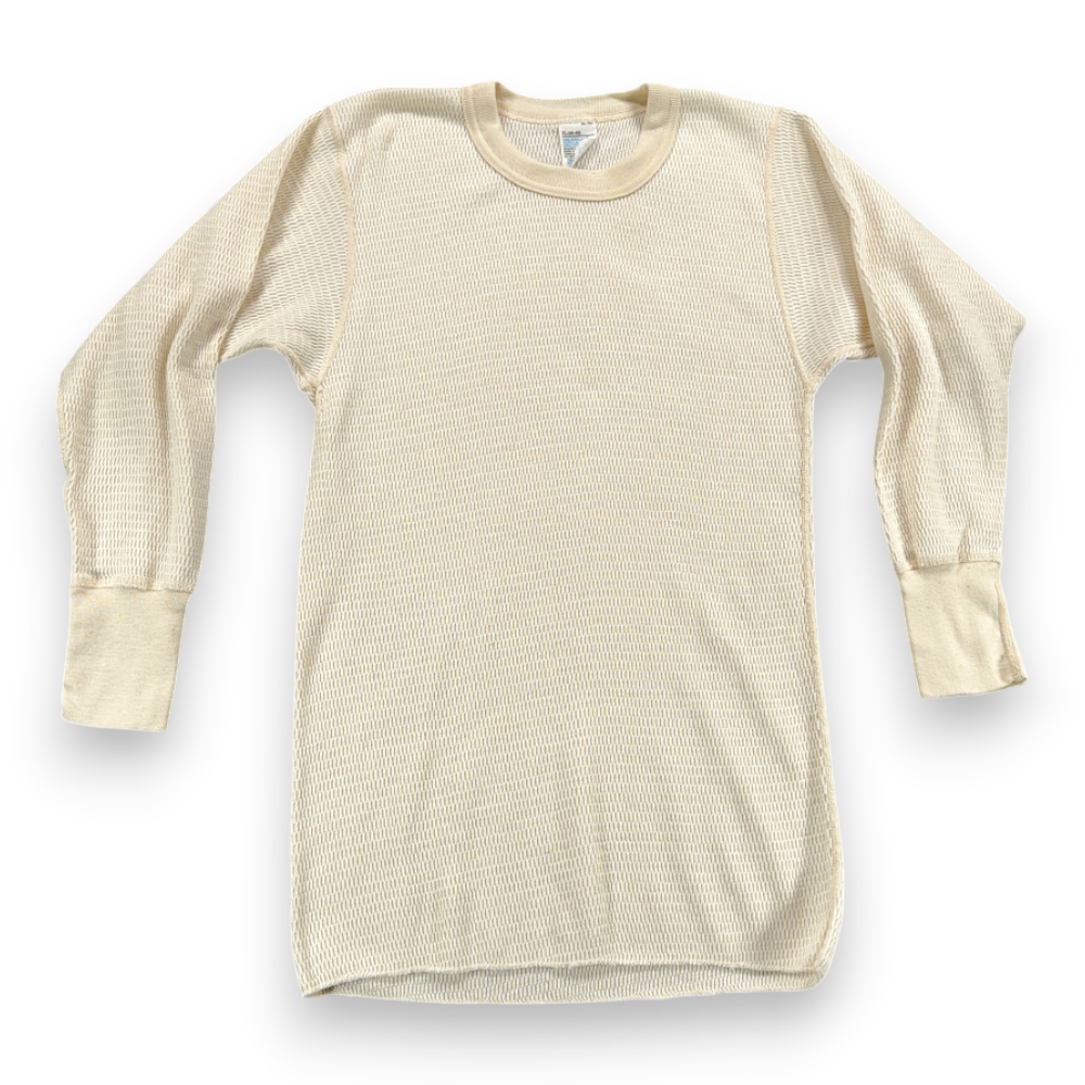 Vintage Sears Shirt Adult SMALL White Thermal Waffle Knit Undershirt USA 70s-1 Vintage Sears Shirt Adult SMALL White Thermal Waffle Knit Undershirt USA 70s