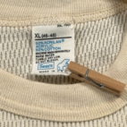 Vintage Sears Shirt Adult SMALL White Thermal Waffle Knit Undershirt USA 70s