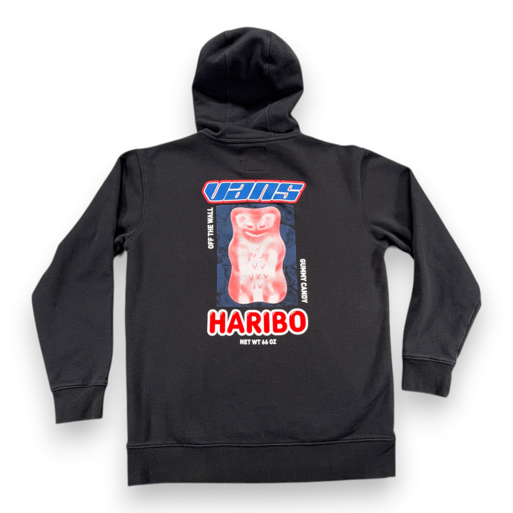 Vans X Haribo Hoodie Adult MEDIUM Black Sweatshirt Sweater Gummy Skater Collab-3 Vans X Haribo Hoodie Adult MEDIUM Black Sweatshirt Sweater Gummy Skater Collab