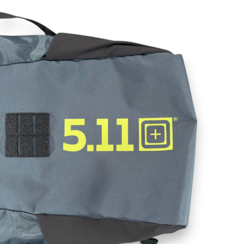 511 Tactical Bag Gray Yellow Polyester Drawstring Cinch Backpack Logo Promo Swag-2 511 Tactical Bag Gray Yellow Polyester Drawstring Cinch Backpack Logo Promo Swag