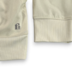 Bonobos Jacket Adult LARGE White Yellow Cotton Fielder Track Retro Full Zip