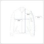 Bonobos Jacket Adult LARGE White Yellow Cotton Fielder Track Retro Full Zip