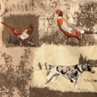 Vintage Outdoor Life Shirt Adult 2XL XXL Brown Orange Dogs Pheasant Hunting Y2K