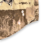 Vintage Outdoor Life Shirt Adult 2XL XXL Brown Orange Dogs Pheasant Hunting Y2K