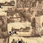 Vintage Outdoor Life Shirt Adult 2XL XXL Brown Orange Dogs Pheasant Hunting Y2K