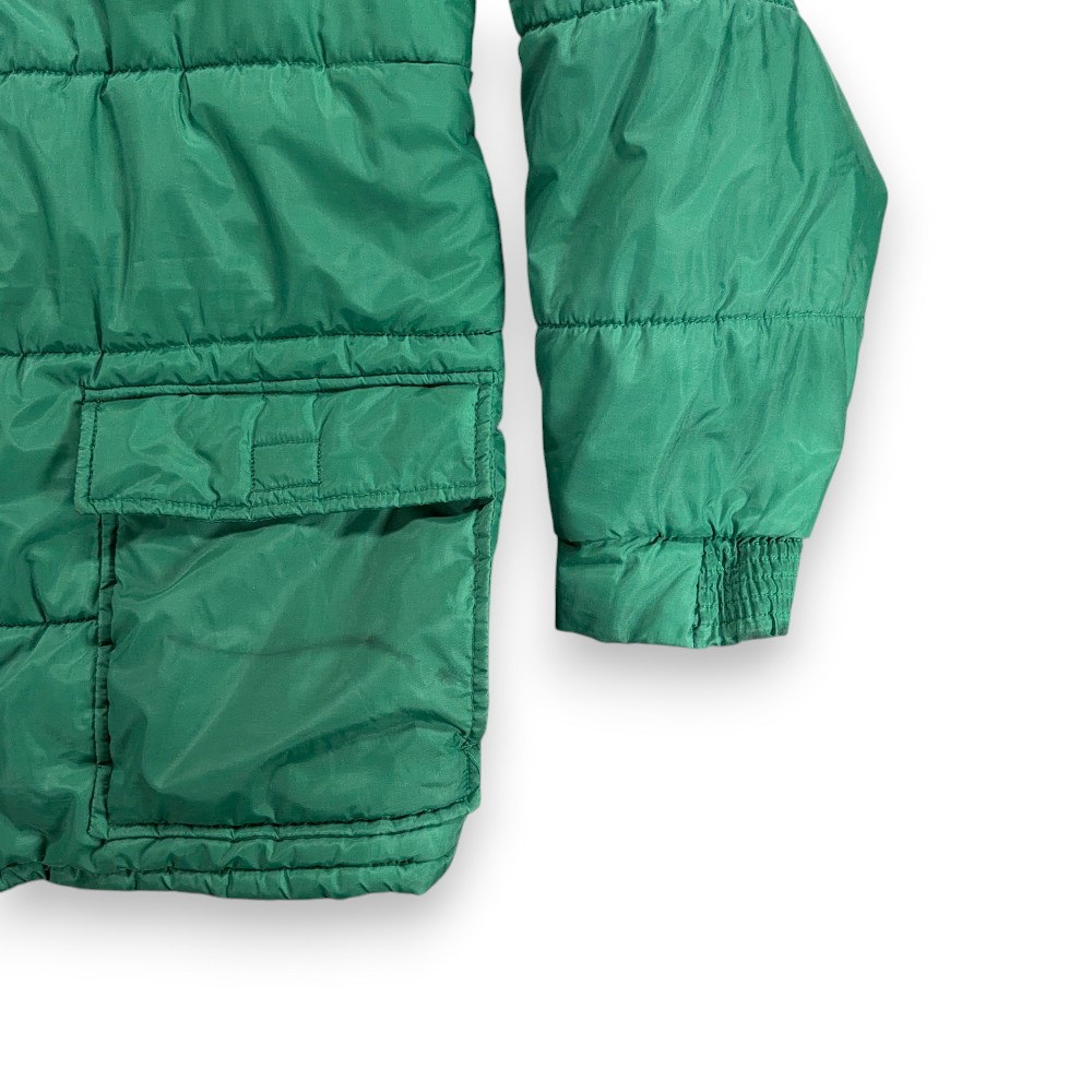 Vintage Montgomery Ward Jacket Adult EXTRA LARGE Green Puffer Nylon Quilted 80s-10 Vintage Montgomery Ward Jacket Adult EXTRA LARGE Green Puffer Nylon Quilted 80s