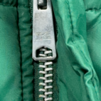 Vintage Montgomery Ward Jacket Adult EXTRA LARGE Green Puffer Nylon Quilted 80s