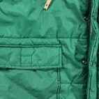 Vintage Montgomery Ward Jacket Adult EXTRA LARGE Green Puffer Nylon Quilted 80s