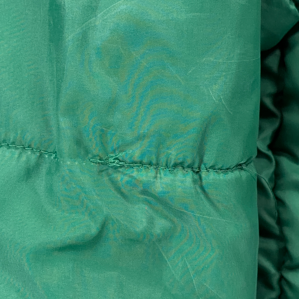 Vintage Montgomery Ward Jacket Adult EXTRA LARGE Green Puffer Nylon Quilted 80s-9 Vintage Montgomery Ward Jacket Adult EXTRA LARGE Green Puffer Nylon Quilted 80s