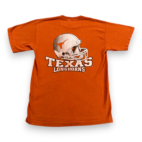 Vintage Texas Longhorns Shirt Adult MEDIUM Orange Football Helmet Logo NCAA Y2K