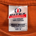 Vintage Texas Longhorns Shirt Adult MEDIUM Orange Football Helmet Logo NCAA Y2K