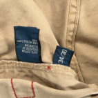 Vintage Polo Ralph Lauren Pants Mens 34x30 Brown 650 Straight Fit Khaki Y2K