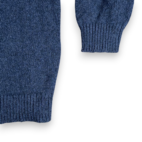 Vintage LL Bean Sweater Adult 2XL XXL Blue Lambs Wool Henley Chunky Knit Y2K