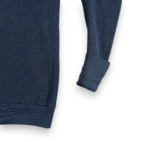 Vintage JC Penney Sweater Adult LARGE Blue Cardigan Fox USA Acrylic Cobain 70s