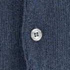 Vintage JC Penney Sweater Adult LARGE Blue Cardigan Fox USA Acrylic Cobain 70s