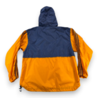 Vintage Adidas Jacket Adult LARGE Yellow Blue Performance Anorak Pullover 90s