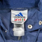 Vintage Adidas Jacket Adult LARGE Yellow Blue Performance Anorak Pullover 90s