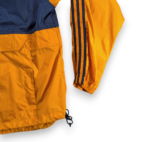 Vintage Adidas Jacket Adult LARGE Yellow Blue Performance Anorak Pullover 90s