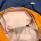 Vintage Adidas Jacket Adult LARGE Yellow Blue Performance Anorak Pullover 90s