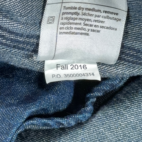 Carhartt Western Shirt Adult EXTRA LARGE Blue Denim Relaxed Fit Dark Wash Patch