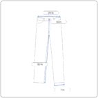 Hollister Jeans Mens 29x32 Blue Classic Straight Button Fly Dark Wash Distressed