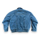 Vintage Todays News Jacket Adult LARGE Blue Jean Denim Southwest Aztec Lined 80s