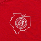 Vintage United Steelworkers Shirt Adult EXTRA LARGE Red USWA Illinois Union 90s