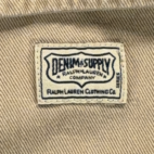 Ralph Lauren Denim Supply Shirt Adult SMALL Brown Military Tactical Epaulets