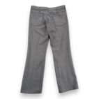 Wrangler Pants Mens 34x30 Gray Polyester Bootcut Wrancher Dress Jeans 36x30 Tag