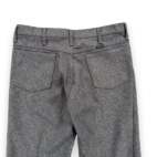 Wrangler Pants Mens 34x30 Gray Polyester Bootcut Wrancher Dress Jeans 36x30 Tag
