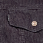 Levis Jacket Womens MEDIUM Brown Corduroy Sherpa Lined Trucker Cropped Western