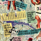 Vintage Larry Bird Shirt Adult MEDIUM Green Silk Club Celtics Basketball NBA 80s