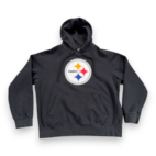 Pittsburgh Steelers Sweater Adult LARGE Black Nike Sweatshirt Hoodie TJ Watt 90