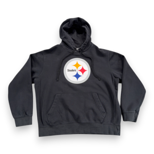 Pittsburgh Steelers Sweater Adult LARGE Black Nike Sweatshirt Hoodie TJ Watt 90