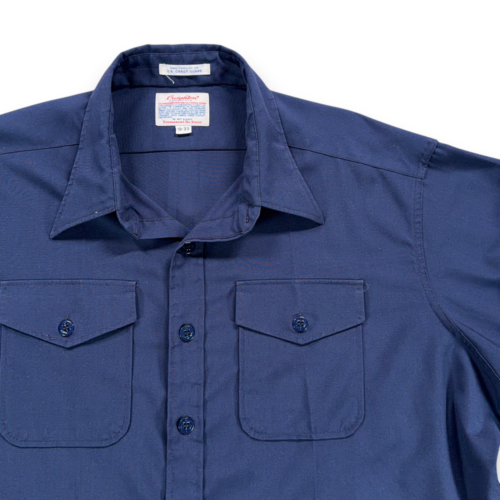 Vintage US Coast Guard Shirt Adult 2XL XXL Blue 19-33 Creighton Uniform USA 70s-2 Vintage US Coast Guard Shirt Adult 2XL XXL Blue 19-33 Creighton Uniform USA 70s